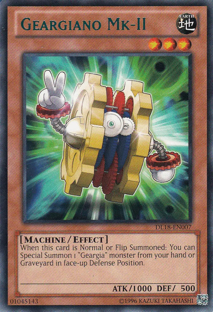 Geargiano Mk-II (Green) [DL18-EN007] Rare - Doe's Cards