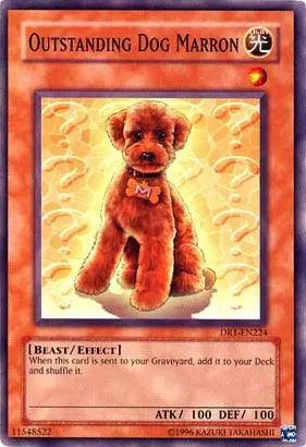 Outstanding Dog Marron [DR1-EN224] Common - Doe's Cards