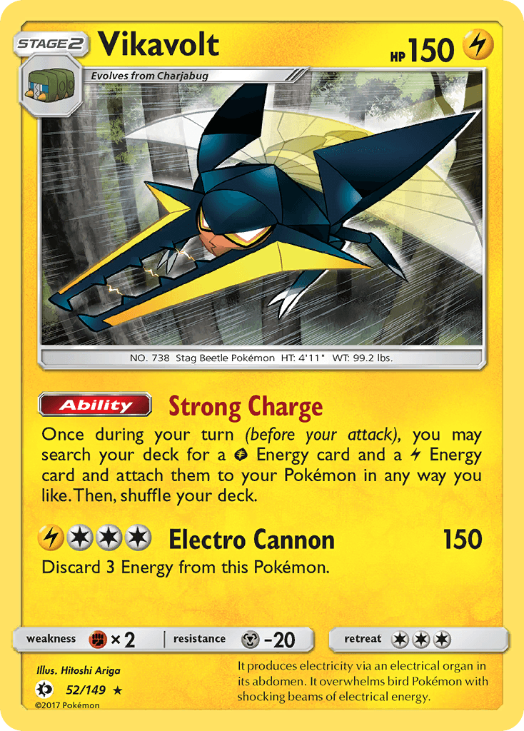 Vikavolt (52/149) [Sun & Moon: Base Set] - Doe's Cards