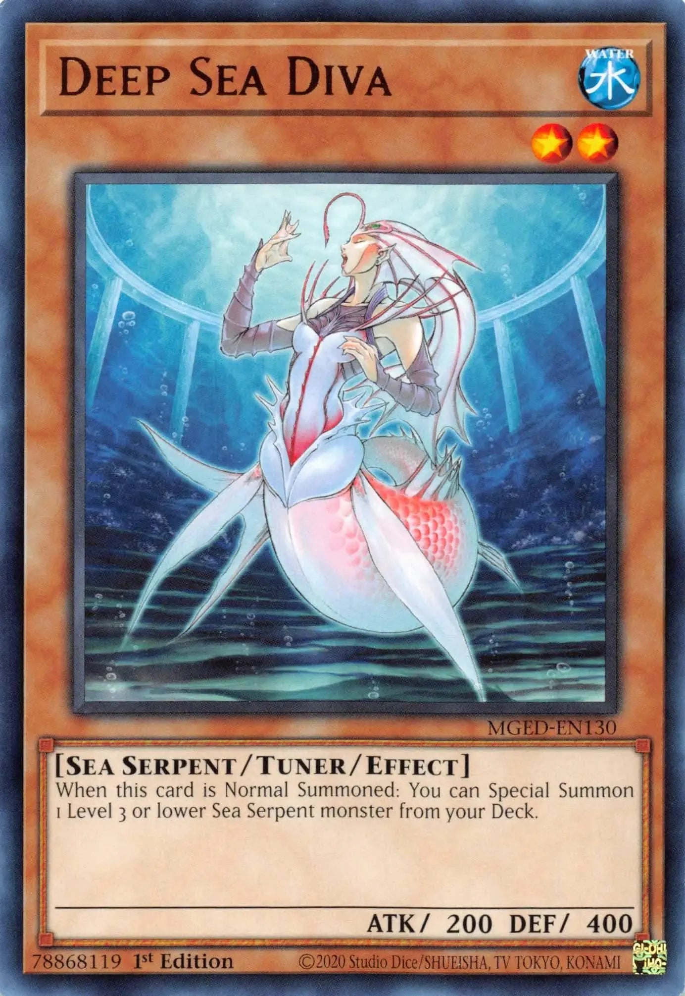 Deep Sea Diva [MGED-EN130] Rare - Doe's Cards