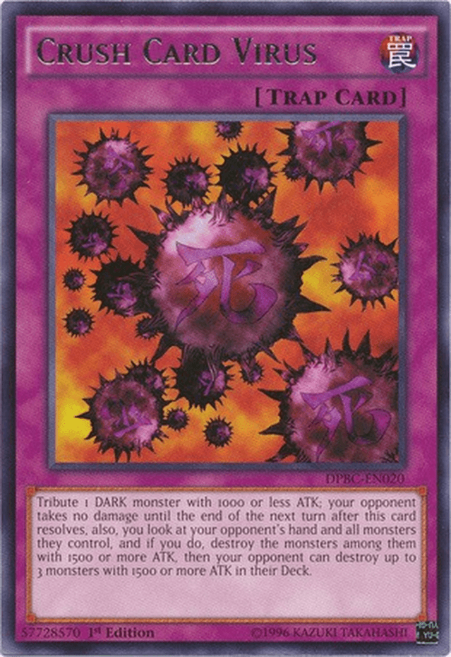 Crush Card Virus [DPBC-EN020] Rare - Doe's Cards