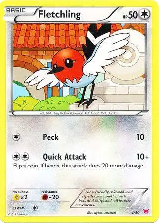 Fletchling (4/30) [XY: Trainer Kit - Latias & Latios] - Doe's Cards
