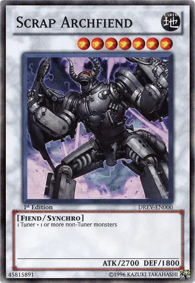 Scrap Archfiend [DREV-EN000] Super Rare - Doe's Cards