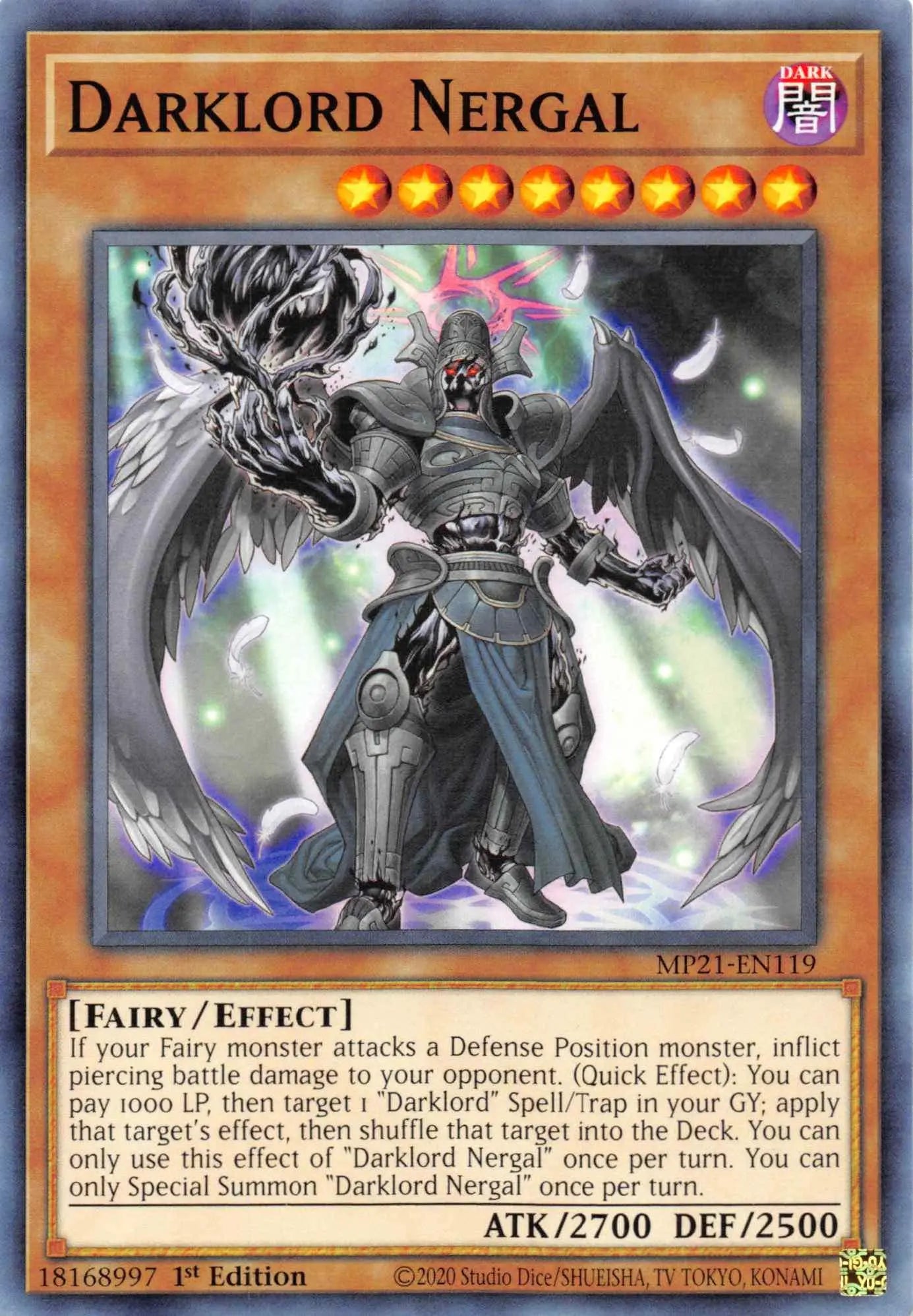 Darklord Nergal [MP21-EN119] Common - Doe's Cards