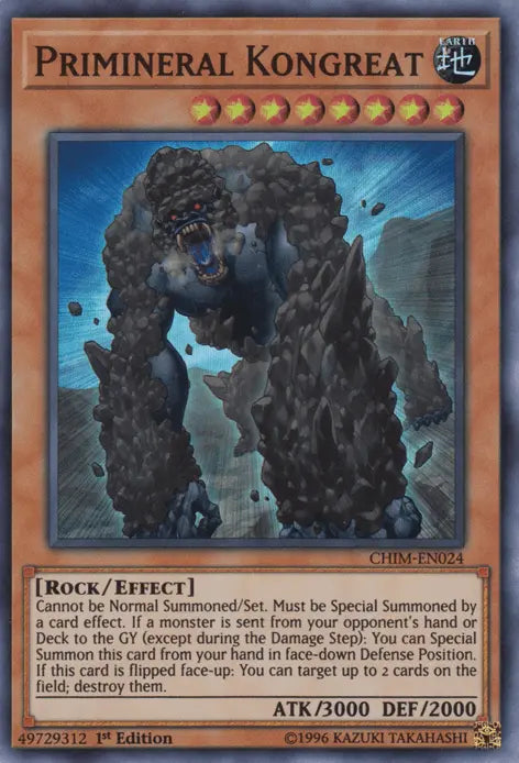 Primineral Kongreat [CHIM-EN024] Super Rare - Doe's Cards