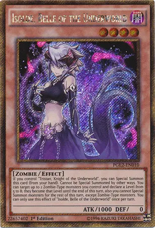 Isolde, Belle of the Underworld [PGL2-EN010] Gold Secret Rare - Doe's Cards