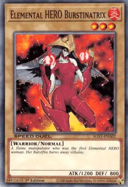 Elemental HERO Burstinatrix [SGX1-ENA02] Common - Doe's Cards