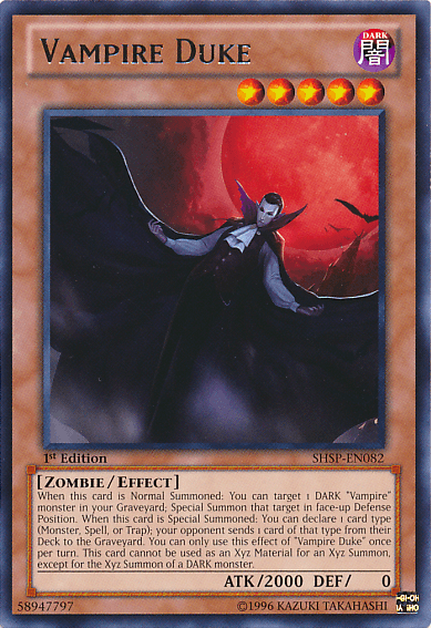 Vampire Duke [SHSP-EN082] Rare - Doe's Cards