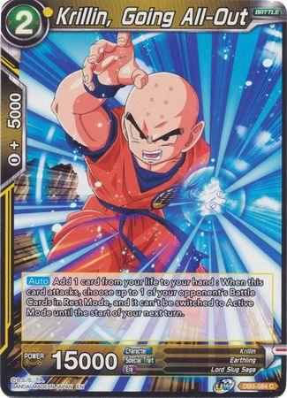 Krillin, Going All-Out (DB3-084) [Giant Force] - Doe's Cards