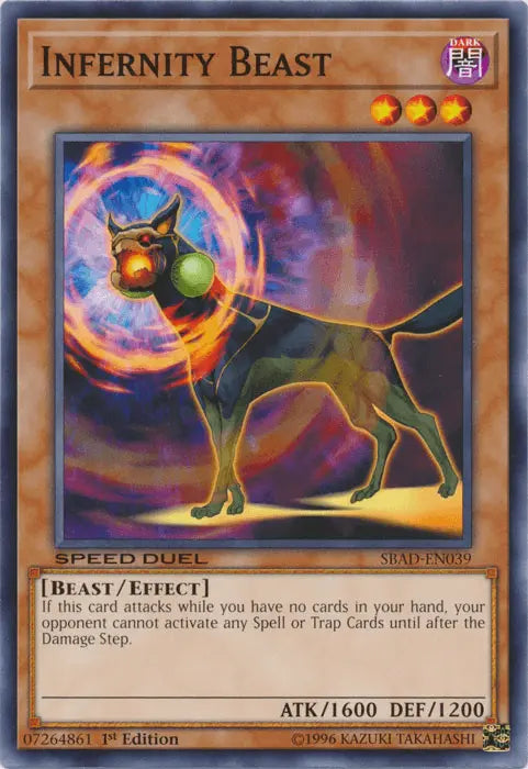 Infernity Beast [SBAD-EN039] Common - Doe's Cards