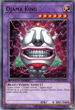 Ojama King [SGX1-ENC21] Common - Doe's Cards