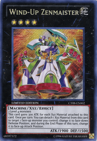 Wind-Up Zenmaister [CT08-EN002] Secret Rare - Doe's Cards