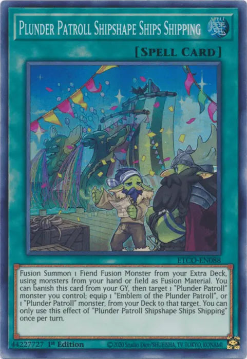 Plunder Patroll Shipshape Ships Shipping [ETCO-EN088] Super Rare - Doe's Cards