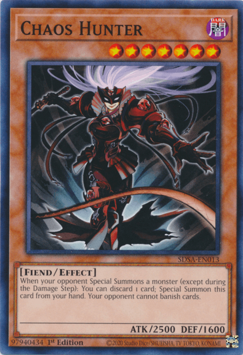 Chaos Hunter [SDSA-EN013] Common - Doe's Cards