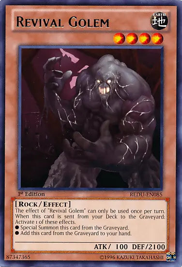 Revival Golem [REDU-EN085] Rare - Doe's Cards