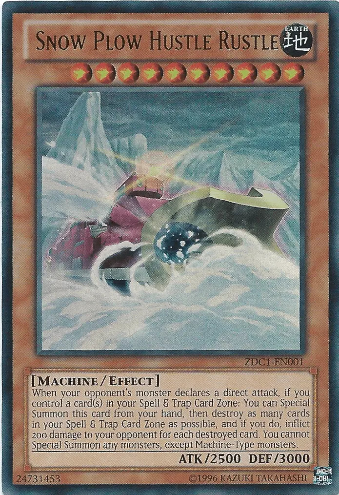 Snow Plow Hustle Rustle [ZDC1-EN001] Ultra Rare - Doe's Cards