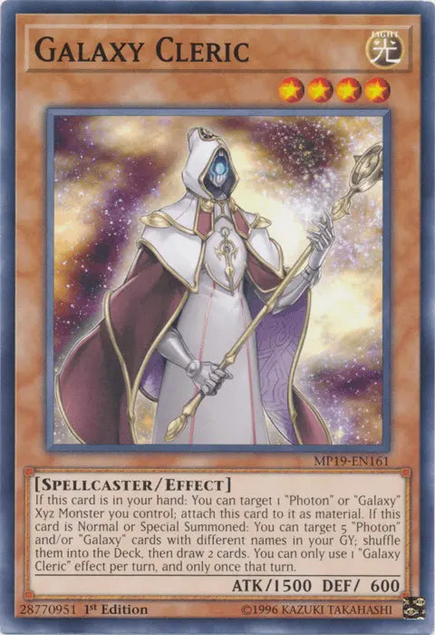 Galaxy Cleric [MP19-EN161] Common - Doe's Cards