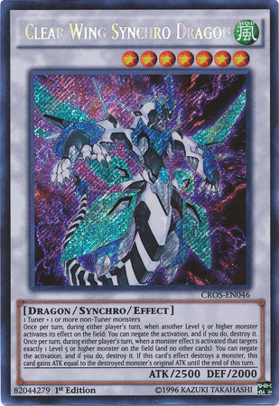 Clear Wing Synchro Dragon [CROS-EN046] Secret Rare - Doe's Cards