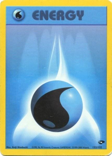 Water Energy (132/132) [Gym Challenge Unlimited] - Doe's Cards