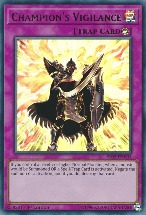 Champion's Vigilance [SS02-ENV01] Ultra Rare - Doe's Cards