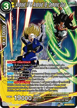 Android 17 & Android 18, Demonic Duo (Rare) (BT13-107) [Supreme Rivalry] - Doe's Cards