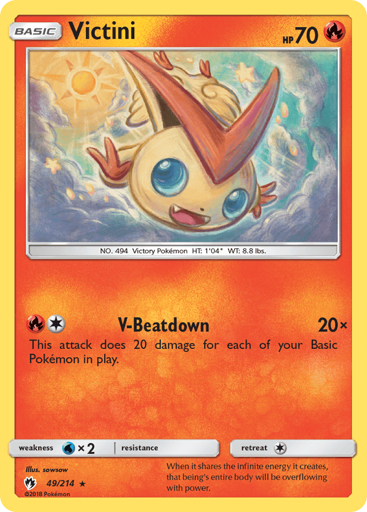 Victini (49/214) [Sun & Moon: Lost Thunder] - Doe's Cards