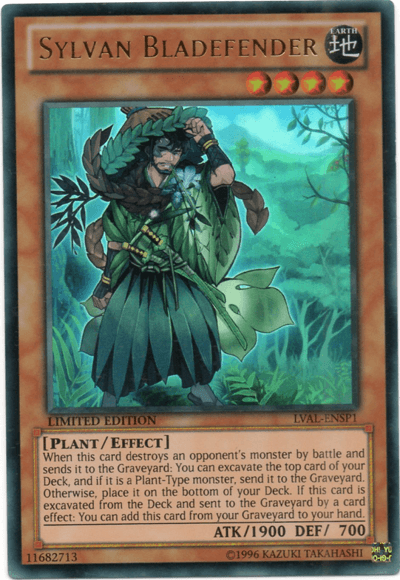 Sylvan Bladefender [LVAL-ENSP1] Ultra Rare - Doe's Cards