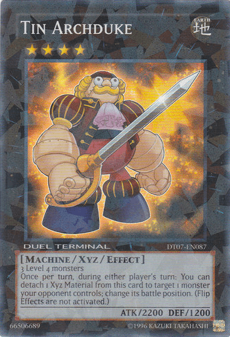 Tin Archduke [DT07-EN087] Super Rare - Doe's Cards