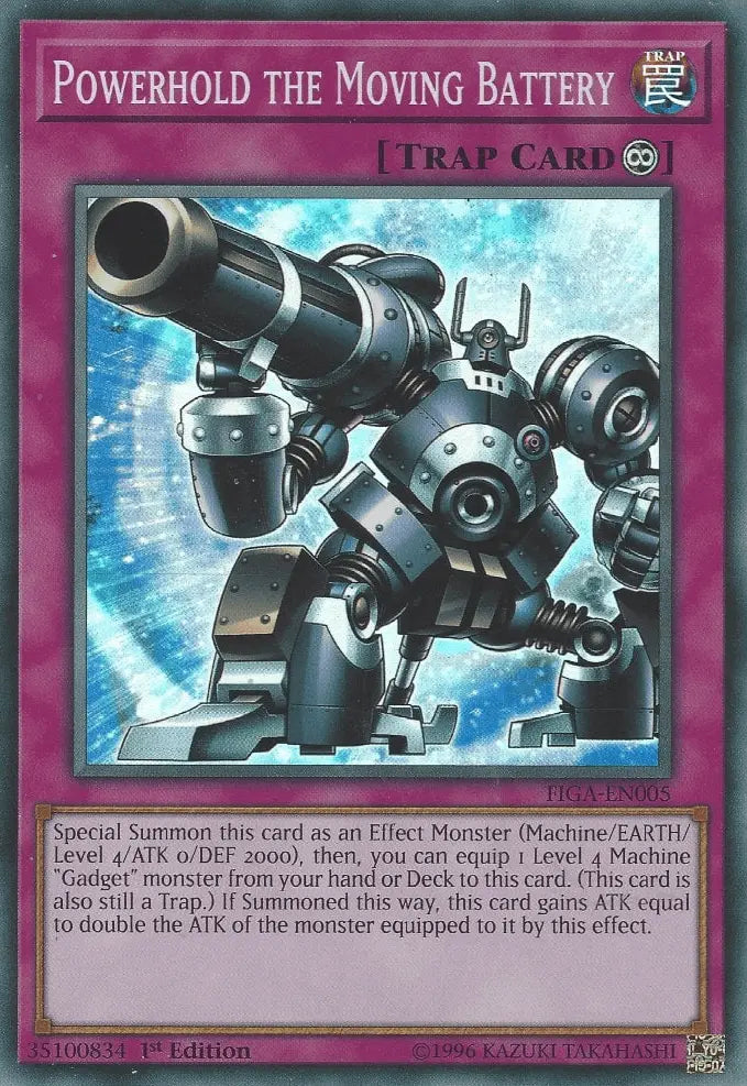 Powerhold the Moving Battery [FIGA-EN005] Super Rare - Doe's Cards