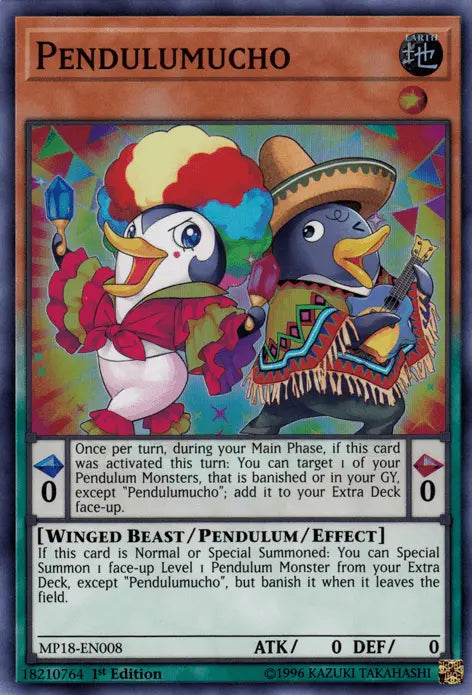 Pendulumucho [MP18-EN008] Super Rare - Doe's Cards