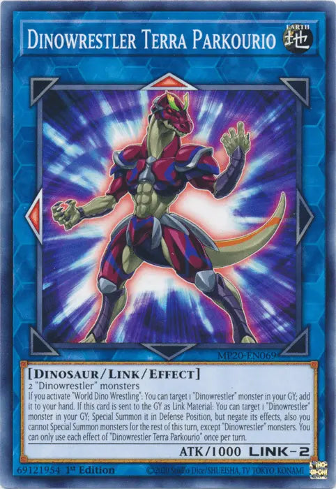 Dinowrestler Terra Parkourio [MP20-EN069] Common - Doe's Cards