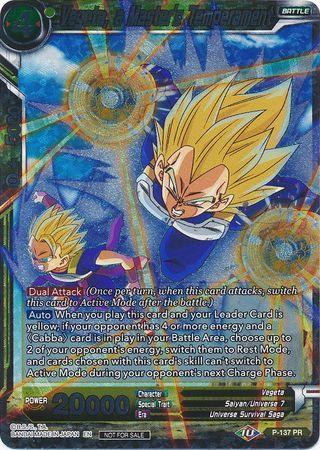 Vegeta, a Master's Temperament (Series 7 Super Dash Pack) (P-137) [Promotion Cards] - Doe's Cards