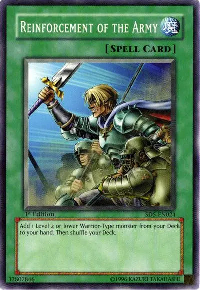 Reinforcement of the Army [SD5-EN024] Common - Doe's Cards