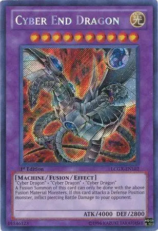 Cyber End Dragon (Alternate Art) [LCGX-EN182] Secret Rare - Doe's Cards