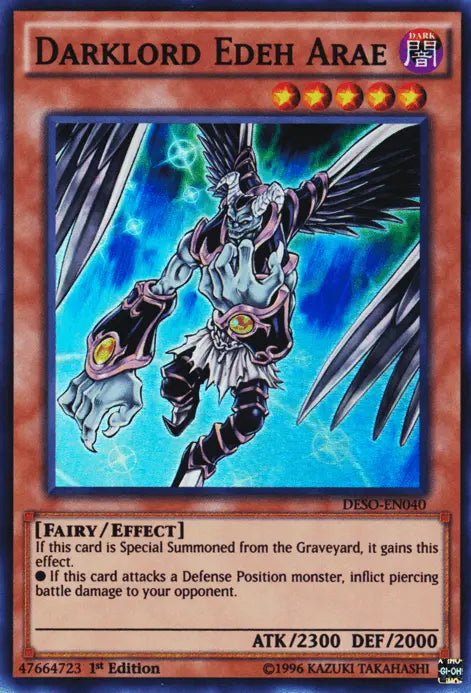Darklord Edeh Arae [DESO-EN040] Super Rare - Doe's Cards