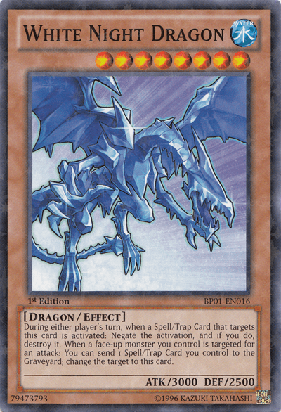 White Night Dragon [BP01-EN016] Starfoil Rare - Doe's Cards