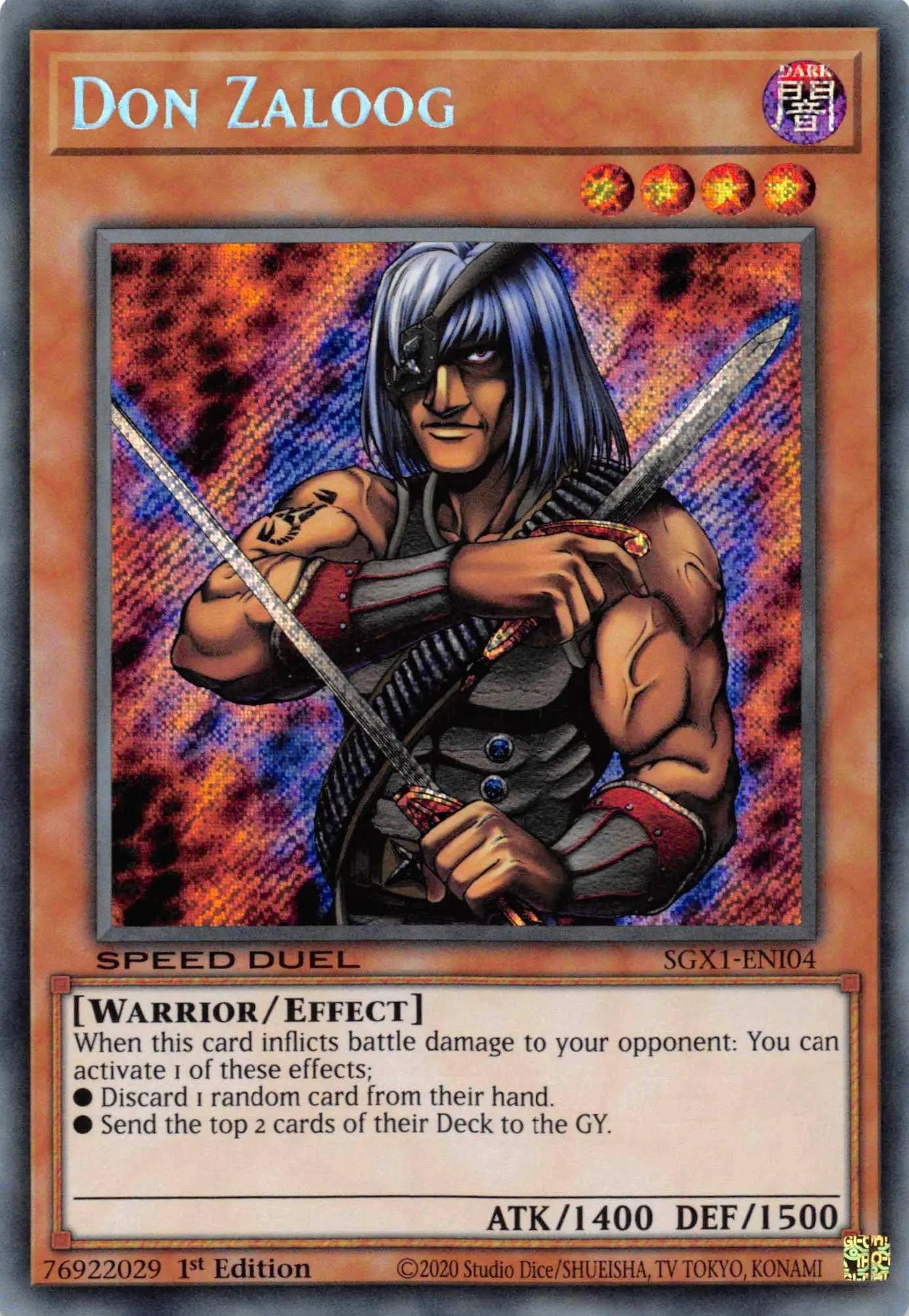 Don Zaloog [SGX1-ENI04] Secret Rare - Doe's Cards