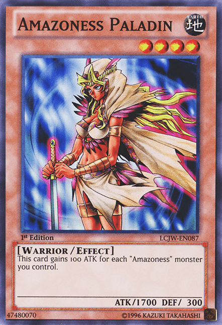 Amazoness Paladin [LCJW-EN087] Super Rare - Doe's Cards