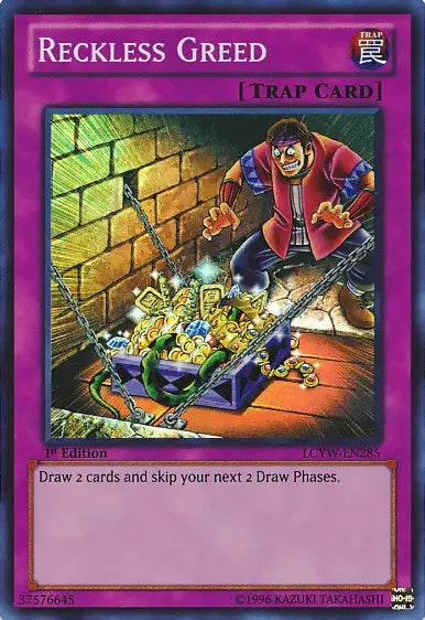 Reckless Greed [LCYW-EN285] Super Rare - Doe's Cards