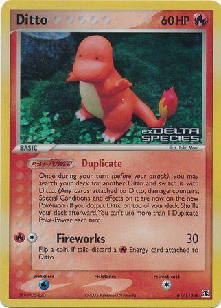 Ditto (61/113) (Stamped) [EX: Delta Species] - Doe's Cards