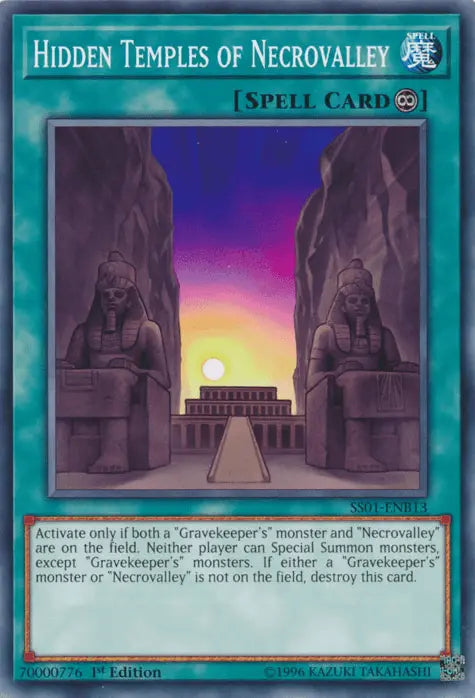 Hidden Temples of Necrovalley [SS01-ENB13] Common - Doe's Cards