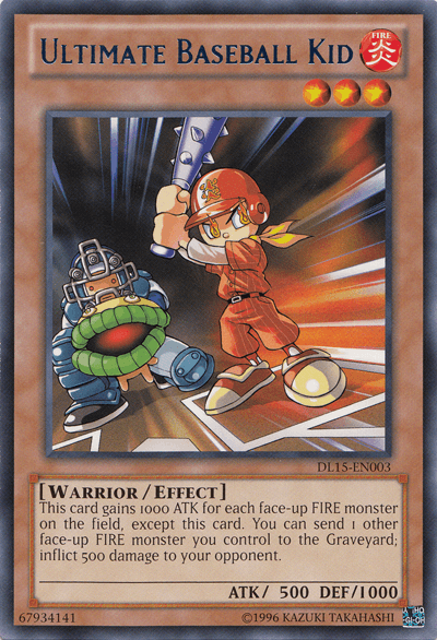 Ultimate Baseball Kid (Blue) [DL15-EN003] Rare - Doe's Cards