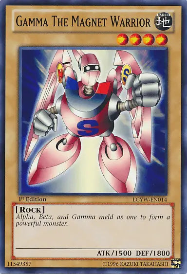 Gamma the Magnet Warrior [LCYW-EN014] Common - Doe's Cards