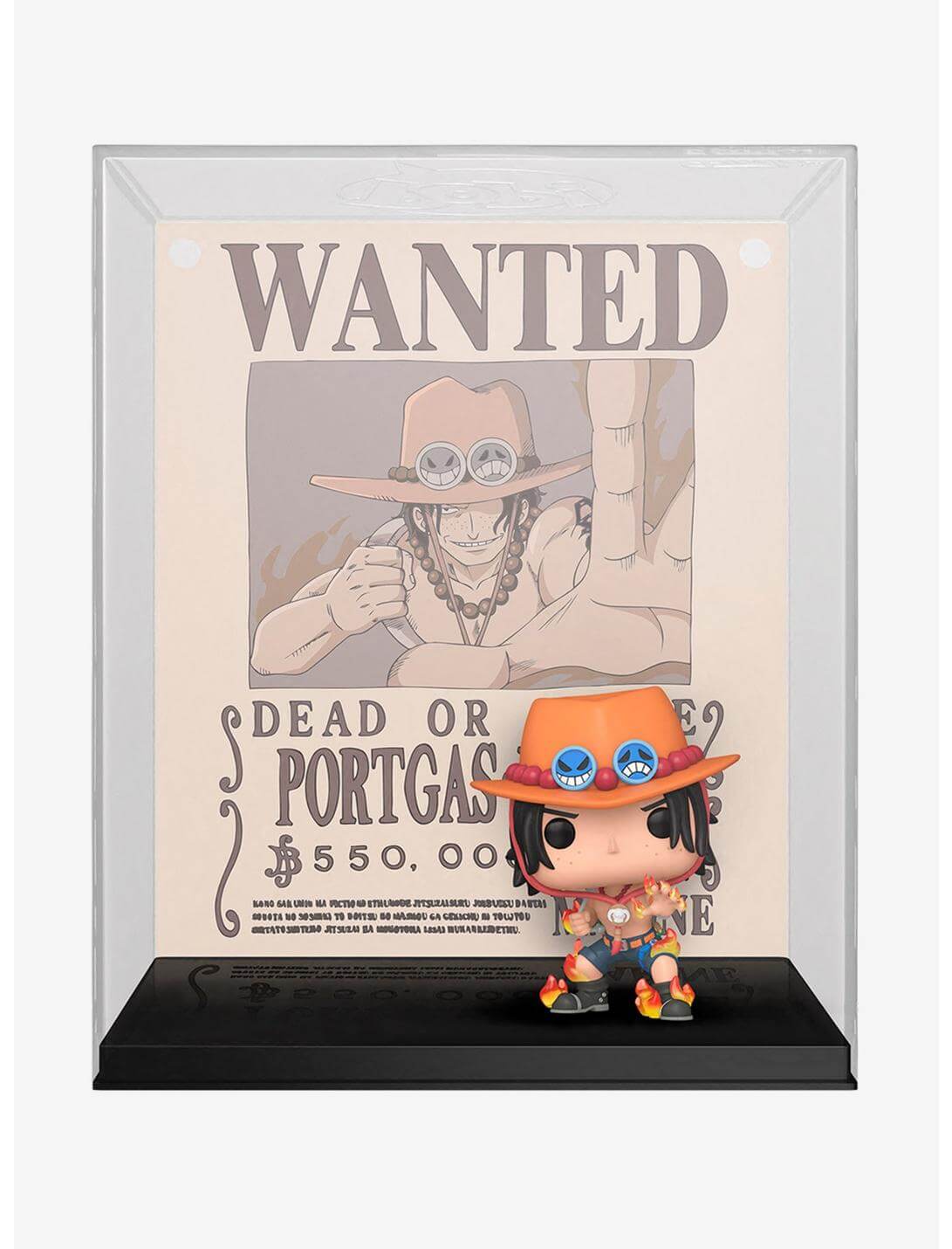 Funko One Piece Pop! Poster Ace Wanted Poster Vinyl Figure Hot Topic Exclusive - Doe's Cards