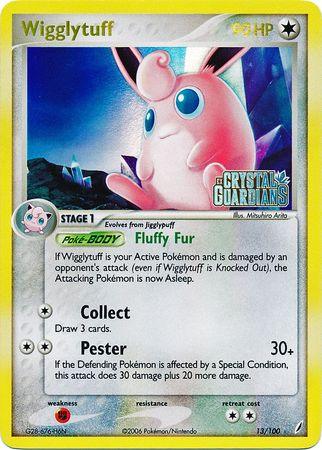 Wigglytuff (13/100) (Stamped) [EX: Crystal Guardians] - Doe's Cards