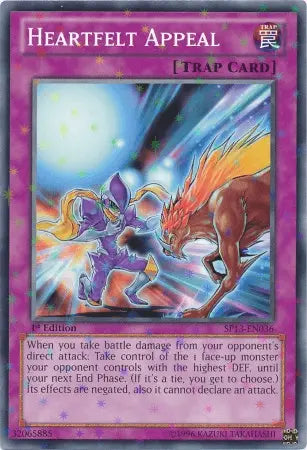 Heartfelt Appeal [SP13-EN036] Starfoil Rare - Doe's Cards