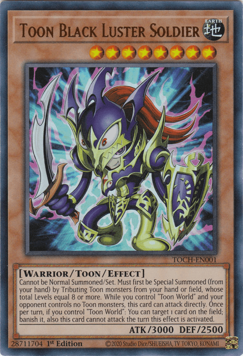 Toon Black Luster Soldier [TOCH-EN001] Ultra Rare - Doe's Cards