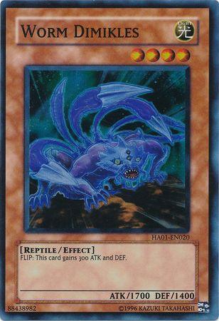 Worm Dimikles [HA01-EN020] Super Rare - Doe's Cards