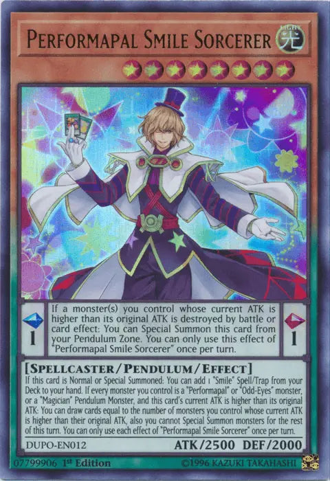 Performapal Smile Sorcerer [DUPO-EN012] Ultra Rare - Doe's Cards