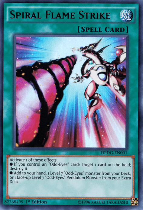 Spiral Flame Strike [DPDG-EN001] Ultra Rare - Doe's Cards